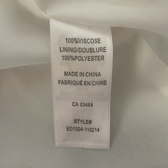 Ricki's Sleeveless Abstract Watercolor Tie Back Midi Dress Size 2 - Picture 11 of 12